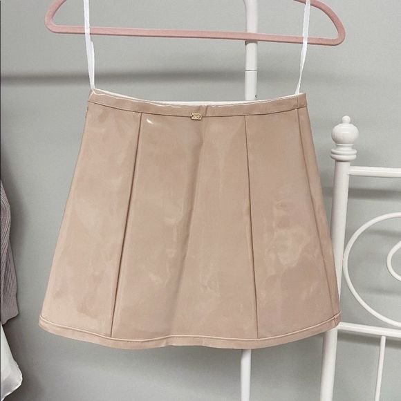 For Love and Lemons High Roller Latex Skirt - Picture 5 of 11